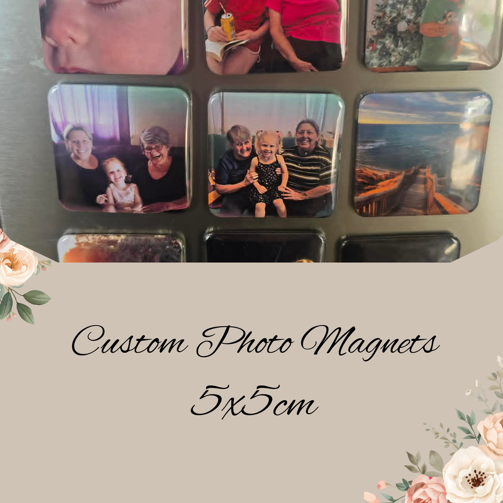 Custom Photo Magnets | Fridge Magnets 5x5cm