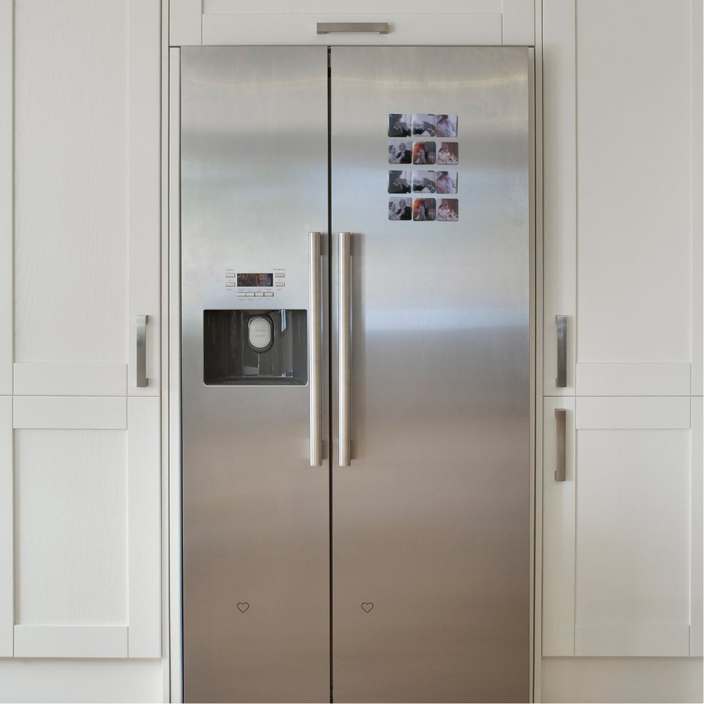 Personalised Wedding Photo Magnets | Custom 5x5cm Fridge Magnets