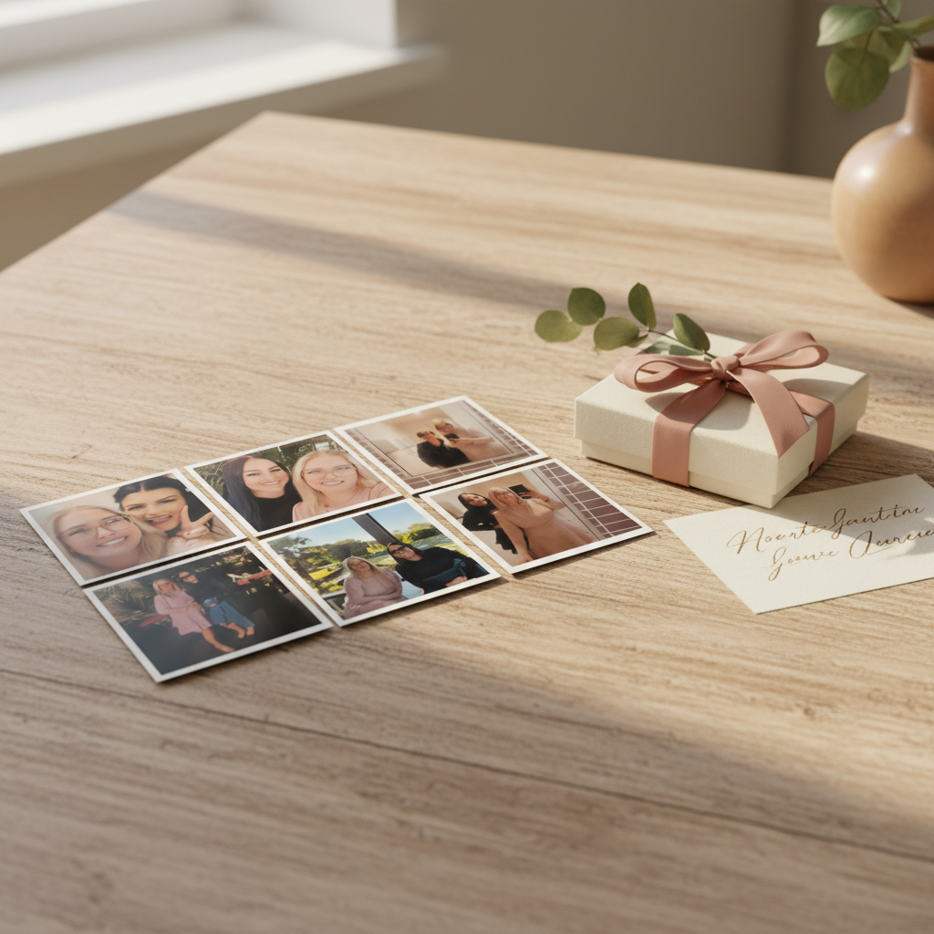 Personalized Square Fridge Magnets | Keepsake Gift | 9x9cm